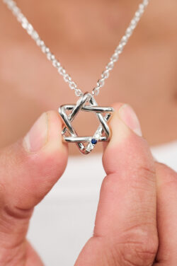 ⁦שרשרת מגן דוד אינסופי⁩ – תמונה ⁦4⁩